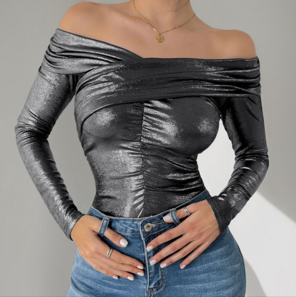 Dark Temptation Ruched Bodysuit